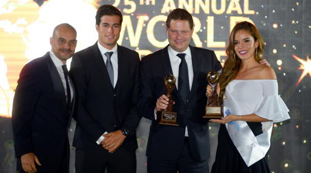 Mauricio Rodas durante la ceremonia de los World Travel Awards el pasado 15 de septiembre del 2018. Foto: EFE