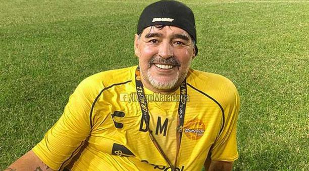 Según los medios locales, Maradona fue internado por un "sangrado estomacal" mientras se le practicaban estos estudios. Foto: Facebook Diego Maradona