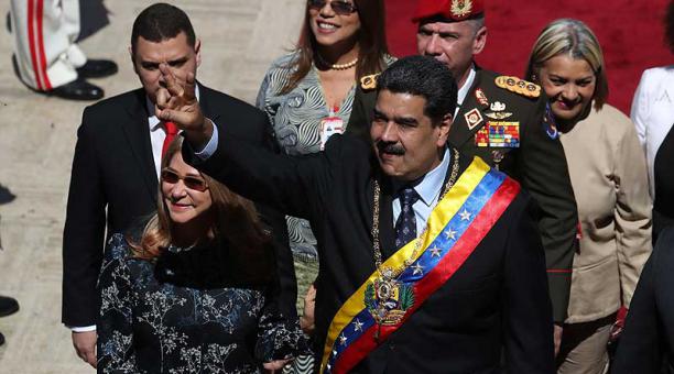 Nicolás Maduro fue posesionado el pasado 10 de enero del 2019. Foto: EFE