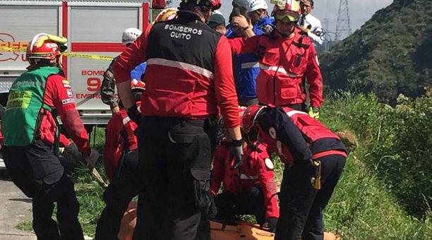 El rescate del cuerpo duró más de tres horas. Foto: Eduardo Terán / ÚN