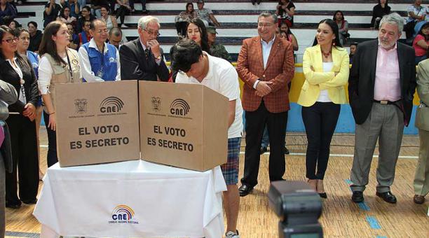 Un simulacro de elecciones se realizó el domingo 17 de marzo. Foto: Eduardo Terán / ÚN