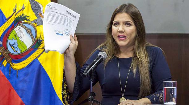 María Alejandra Vicuña salió de la Vicepresidencia del Ecuador a finales del 2018. Foto: archivo / ÚN