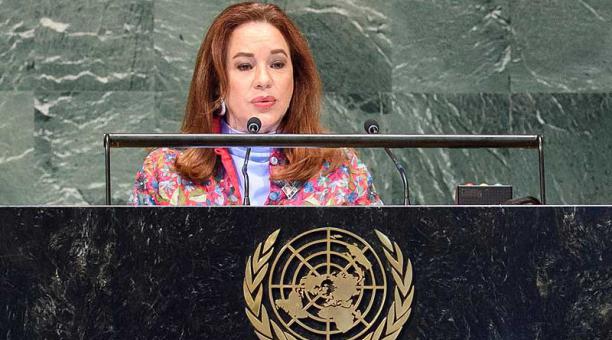 Actualmente, María Fernanda Espinosa es la  presidenta de la Asamblea General de la ONU. Foto: archivo / EFE