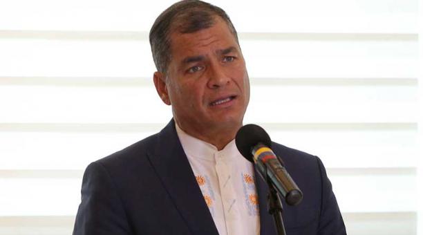 En una entrevista, Rafael Correa dijo que es una propuesta y agregó que "lo importante es cumplir con el rol histórico de recuperar la Patria". Foto: archivo / ÚN