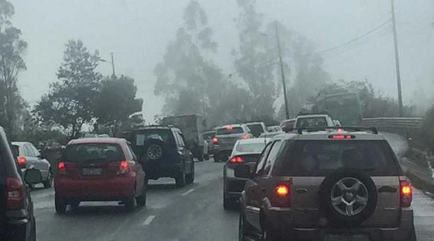 La mañana de este viernes 31 de mayo del 2019, el tránsito vehicular fue lento en algunas zonas de Quito. Foto: Eduardo Terán / ÚN