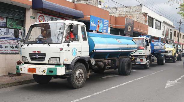 La Empresa de Agua Potable informó que habrá tanqueros recorriendo la zona. Foto: archivo / ÚN