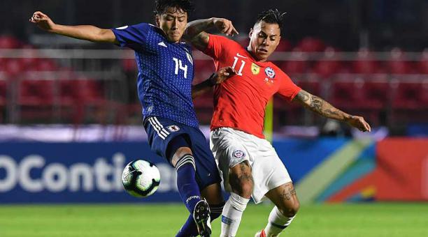 En el partido, Chile mostró letal en ataque y Japón desperdició todas las ocasiones de gol que tuvo. Foto: EFE