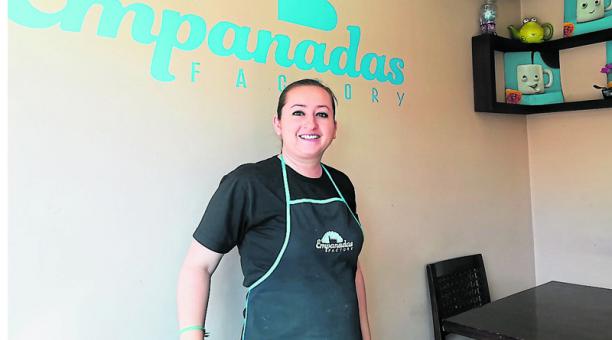 Sofía Ortegón es la fundadora de Empanadas Factory. El negocio funciona hace cuatro años. Foto: Pedro Maldonado / ÚN