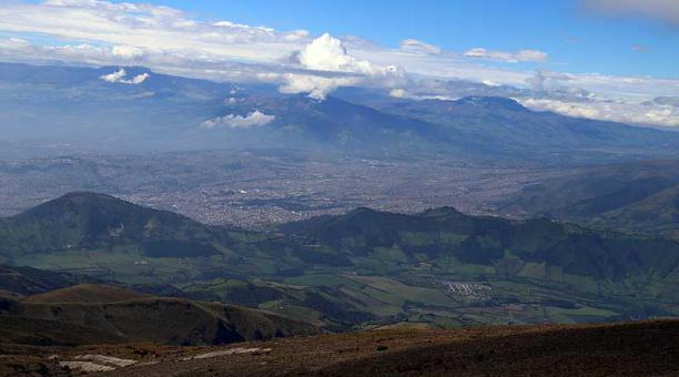 El Pichincha es un volcán ubicado a 4 698 metros sobre el nivel del mar. Foto: archivo  ÚN