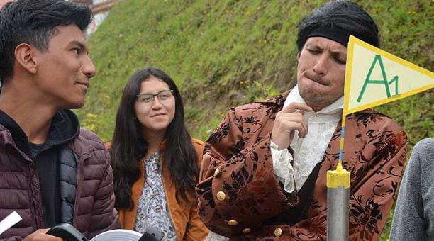Actores representarán a los miembros de la Misión Geodésica. Foto: cortesía Municipio de Quito