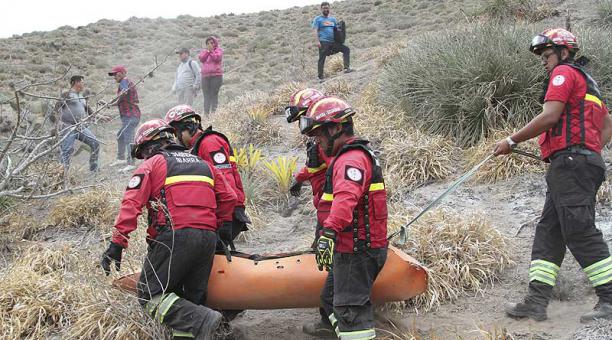 La aeronave se accidentó el 15 de septiembre del 2019 en una localidad de Ibarra. Foto: Álvaro Pineda para ÚN