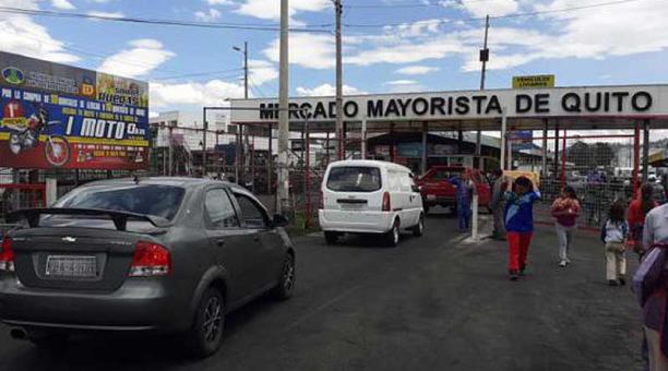 Los comerciantes del Mercado Mayorista de Quito intentan retomar las actividades normales, este 4 de octubre del 2019. Foto: cortesía