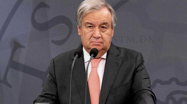 Antonio Guterres, secretario general de la ONU llamó a todos los actores a evitar actos de violencia y a que ejerzan la máxima “moderación”. Foto: AFP