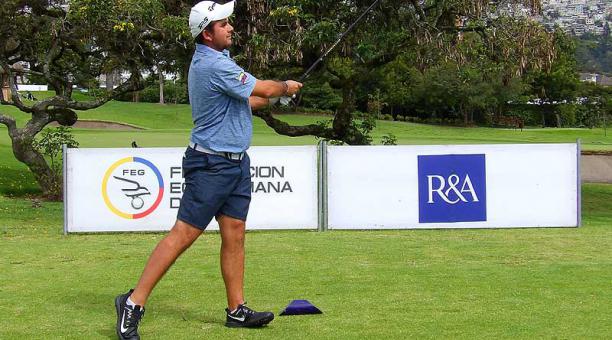 Juan Moncayo, ganador del torneo del año pasado, espera repetir el título. Foto: Federación Ecuatoriana de Golf