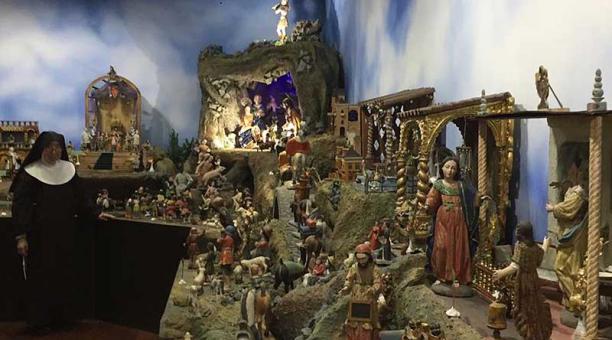 El pesebre recrea escenas bíblicas, no solo la del nacimiento de Jesús. Foto: Betty Beltrán / ÚN