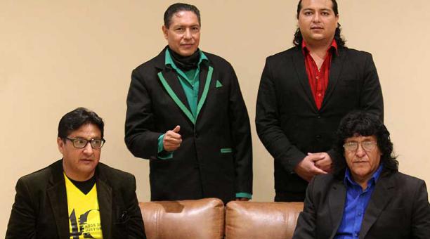 Los 4 del Altiplano lo forman Rafael, Raúl y Mario Soria, y Omar Proaño. Foto: Julio Estrella / ÚN