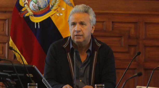 En cadena nacional, el presidente Lenín Moreno anunció el envío de una nueva reforma tributaria a la Asamblea. Foto: archivo / ÚN