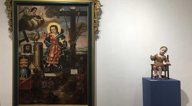 En las grandes pinturas también se narra la historia del Niño Jesús. Foto: Betty Beltrán / ÚN