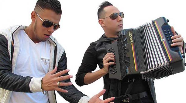 El dúo de vallenato Los de Yan promociona su disco, con un repertorio de ocho canciones. Foto: cortesía Los de Yan