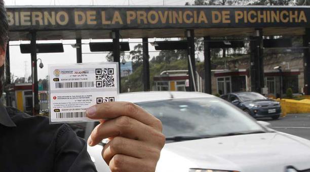 El TAG se lo puede comprar cerca del peaje de la Autopista General Rumiñahui. Foto: Eduardo Terán / ÚN