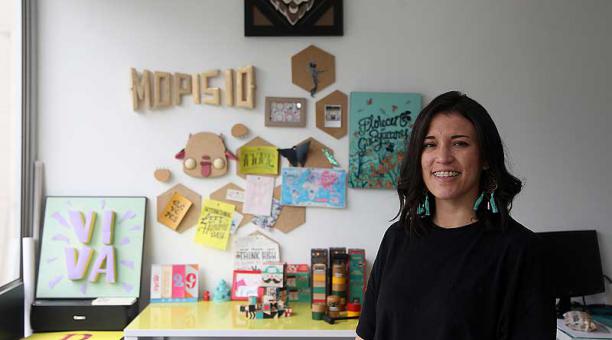 Andrea Tafur es la fundadora de Mopisio Studio. Foto: Julio Estrella / ÚN