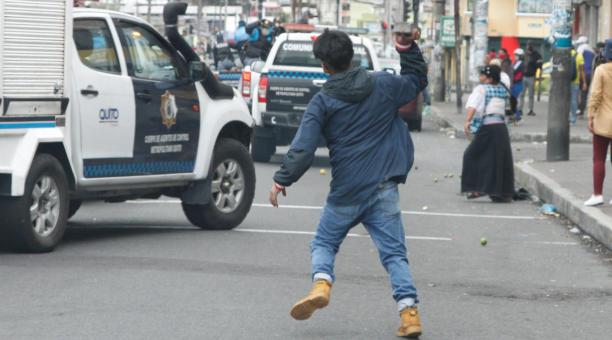 En la zona de Chiriyacu hubo  agresiones entre agentes e informales