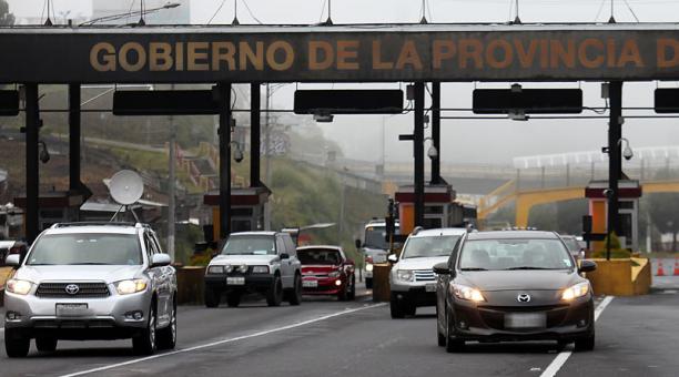 El de la Autopista General Rumiñahui es uno de los tres puntos que tendrán peaje exprés. Julio Estrella / ÚN