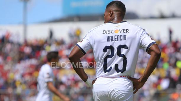 Antonio Valencia con la camiseta número 25 de LDU. Foto: Archivo/ ÚN