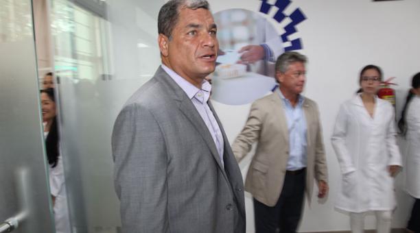 El expresidente Rafael Correa vive en Bélgica. Podría postular para el cargo de asambleísta. Foto: Archivo/ ÚN