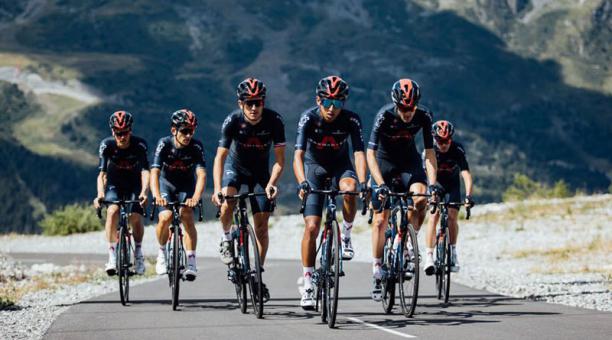 La presentación del Team Ineos para el Tour de Francia 2020 se realizó el 26 de agosto del 2020. Foto: Team Ineos