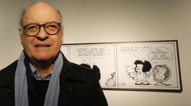 El creador de Mafalda, el argentino Joaquín Lavado falleció el 30 de septiembre del 2020. Foto: Reuters