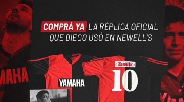 Con esta imagen el club argentino promueve la venta de la camiseta. Foto de la cuenta de Instagram canoboficial