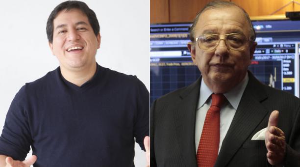 Andrés Arauz y Álvaro Noboa, presidenciables. Archivo/ ÚN