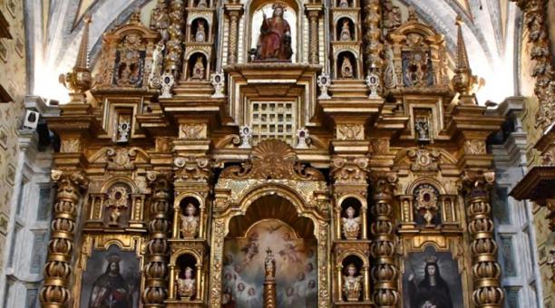 La capilla de la Virgen del Pilar de Zaragoza fue restaurada durante la época de la pandemia. Foto: cortesía del Instituto Metropolitano de Patrimonio
