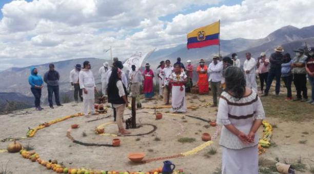 La celebración en Puéllaro se realizará el 19 de junio, en el cerro La Luz. Foto: cortesía