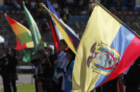 El Sudamericano Sub 20 se inauguró este 18 de enero en Riobamba. Foto: Vicente Costales / ÚN