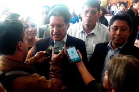 Washington Pesántez candidato presidencial por el Partido Unión Ecuatoriano. Foto: Captura de pantalla