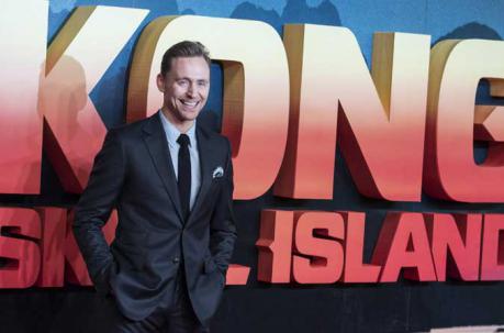 “La película es puro rockandroll”, dijo el actor Tom Hiddleston que lidera el reparto de la nueva versión del gorila gigante en ‘King Konk: skull island’. Foto: EFE