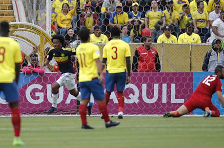 El resultado final fue Colombia 2- Ecuador 0. Foto: Patricio Terán / ÚN