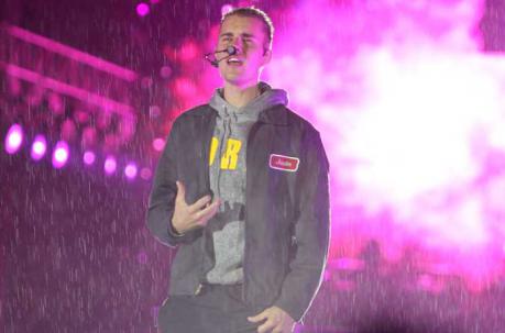 El concierto del canadiense Justin Bieber en el estadio Olímpico Atahualpa en Quito. Foto: Eduardo Teran / ÚN