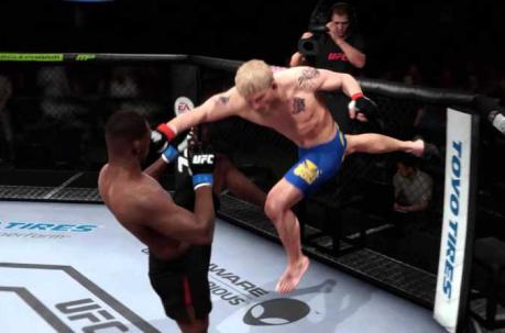 Un ejemplo del conocido golpe 'super punch'. Foto: Referencial de la UFC