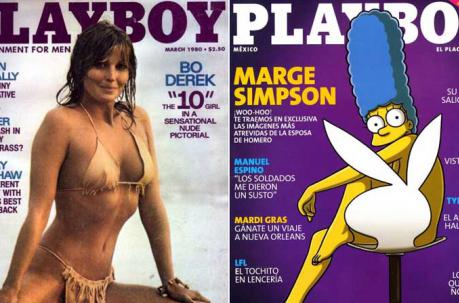 Bo Dereck (1980) y Marge Simpson (2009)