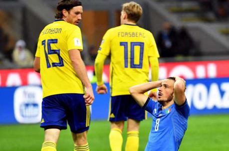 El jugador Alessandro Florenzi de Italia reacciona durante la eliminatoria de clasificación para la Copa Mundial de la FIFA 2018. Foto: EFE