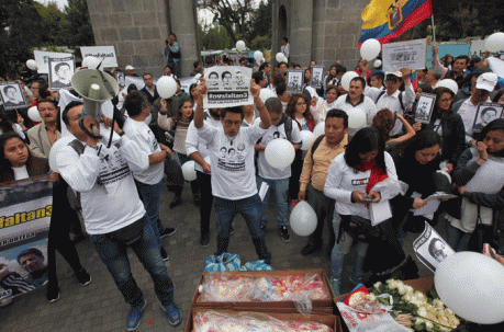 La marcha inició en en el Arco de la Circasiana, centro norte de Quito. Foto: Julio Estrella / ÚN