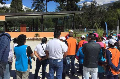 Ya está de vuelta la biblioteca del parque El Ejido. Se había cerrado por obras del Metro de Quito. Foto: Betty Beltrán / ÚN