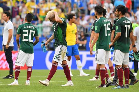 La derrota significó para México una nueva frustración en su intento de erradicar la maldición del quinto partido. Foto: AFP