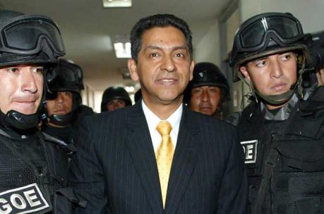 Lucio Gutiérrez estuvo preso desde octubre del 2005 hasta marzo del 2006, cuando fue absuelto. Foto: Archivo / AFP