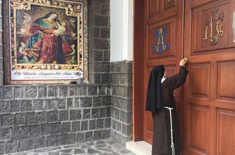 La Virgen del Amparo está en el monasterio de Santa Clara. Foto: Betty Beltrán / ÚN