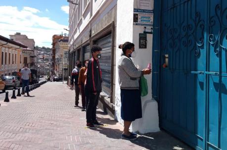 En La Concepción (Mejía y Benalcázar), las ventas se hacen en la puerta. Foto: cortesía monasterio de la Concepción