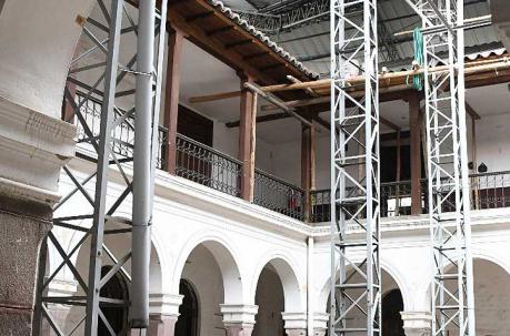 La casa está en la Guayaquil y Rocafuerte, en la Plaza de Santo Domingo. Foto: cortesía del IMP
